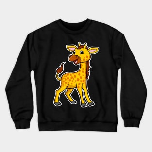 Giraffe Cartoon Crewneck Sweatshirt